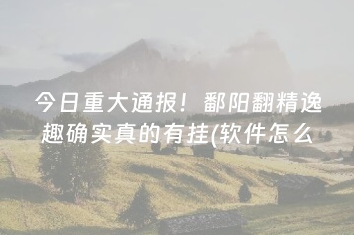 实测结果“麻神广东麻将软件（专用辅牌神器免安装）