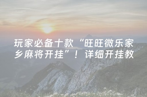 终于发现“微乐棋牌作弊插件是真是假（专用辅牌神器免安装）