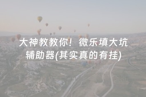玩家必看攻略“手机微乐麻将助攻神器（助赢神器通用版）