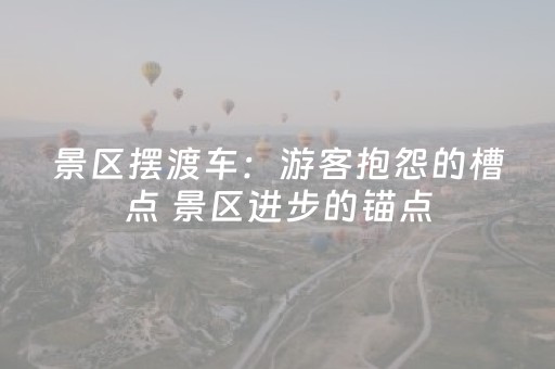 景区摆渡车：游客抱怨的槽点 景区进步的锚点