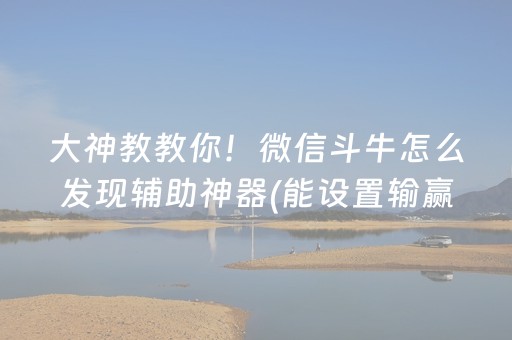 大神教教你！微信斗牛怎么发现辅助神器(能设置输赢吗)