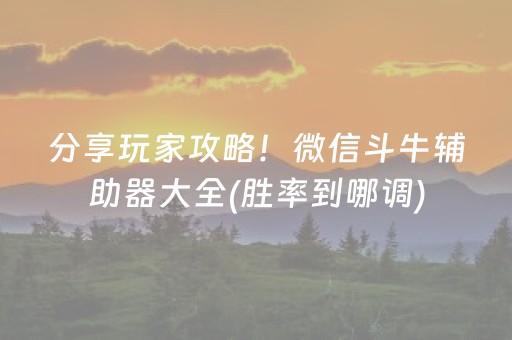 终于发现了“微信小程序雀神棋牌有挂吗（专用辅牌神器免安装）