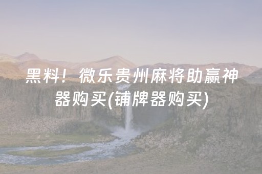 分享辅助“免安装麻将机控牌器（专用辅牌神器免安装）