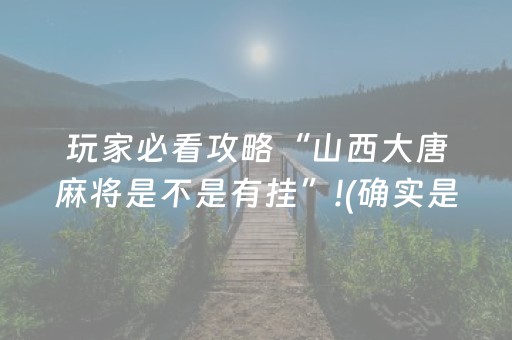 厉害了“微乐广西麻将助赢神器”（免费辅助)