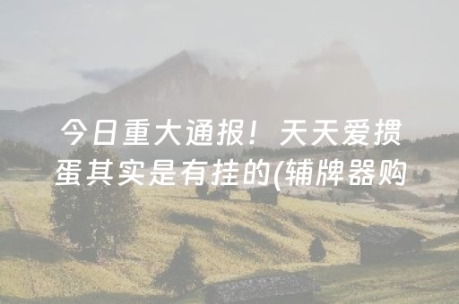 玩家必看攻略“牵手跑得快辅助器ios（专用辅牌神器免安装）