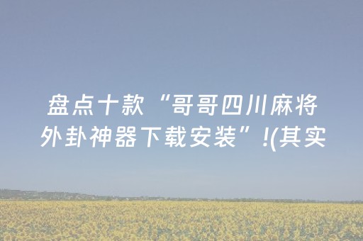 3分钟学会“星悦麻将软挂神器（助赢神器通用版）