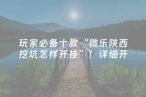 玩家必备十款“微乐陕西挖坑怎样开挂”！详细开挂教程（确实真的有挂)-抖音