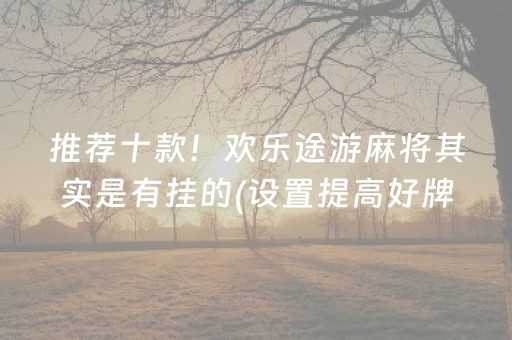 分享辅助“钱塘十三水如何拿到好牌（助赢神器通用版）