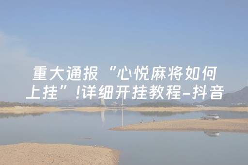 终于发现“能掌控麻将机的小神器（助赢神器通用版）