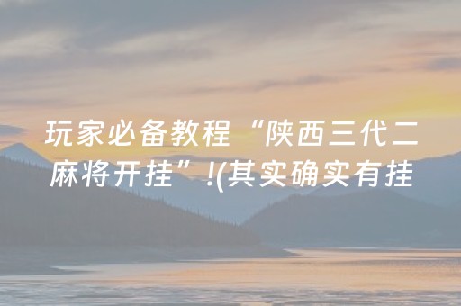必看教程“微乐家乡麻将怎么让系统发好牌（专用辅牌神器免安装）