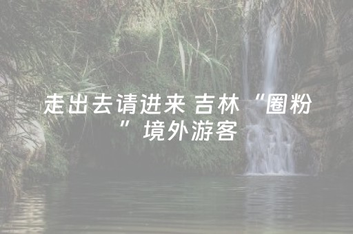 走出去请进来 吉林“圈粉”境外游客