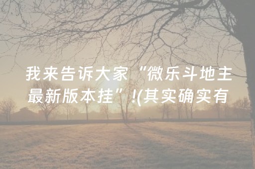 我来告诉大家“微乐斗地主最新版本挂”!(其实确实有挂)-抖音
