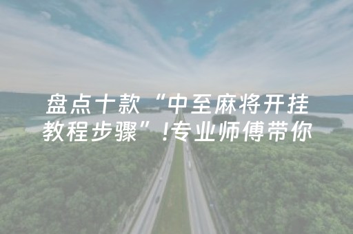 盘点十款“中至麻将开挂教程步骤”!专业师傅带你一起了解（详细教程）-抖音