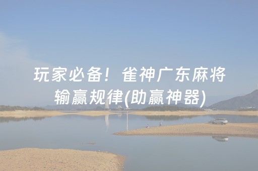 玩家必备！雀神广东麻将输赢规律(助赢神器)