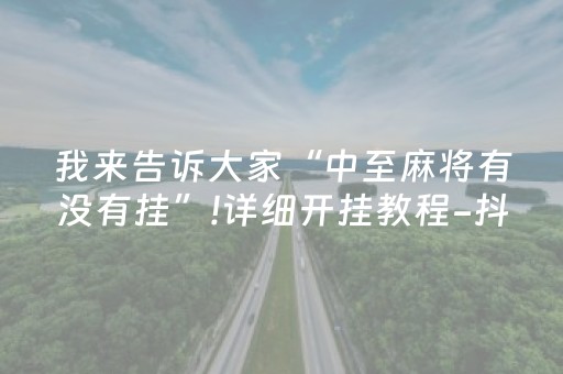 我来告诉大家“中至麻将有没有挂”!详细开挂教程-抖音