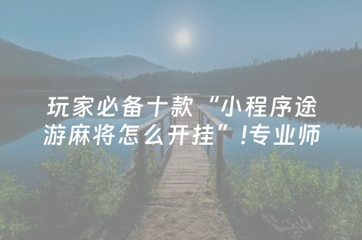 玩家实测“微乐陕西挖坑怎么能拿到好牌（助赢神器通用版）