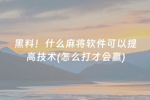 教程辅助“闲来麻将外卦神器下载安装（助赢神器通用版）