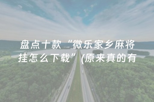 盘点十款“微乐家乡麻将挂怎么下载”(原来真的有挂)-抖音