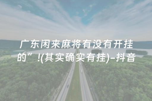 广东闲来麻将有没有开挂的”!(其实确实有挂)-抖音