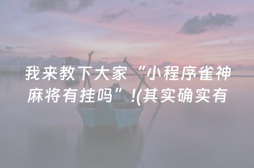 玩家必看攻略“微信小程序微乐麻将胡牌神器”（详细透视教程）-哔哩哔哩