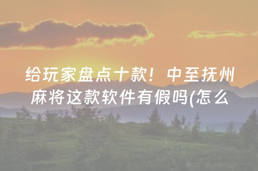 给玩家盘点十款！中至抚州麻将这款软件有假吗(怎么打系统才能给好牌)