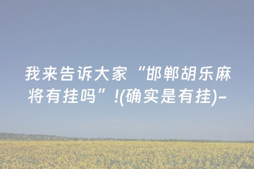 今日实测“微乐河南麻将真的有挂吗”（详细辅助教程）-哔哩哔哩