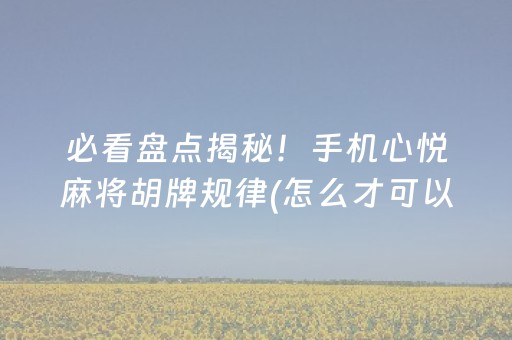 实测分享“飞针麻将机原理”（详细透视教程）-哔哩哔哩