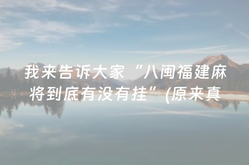 玩家必备教程“微信微乐麻将挂咋开（专用辅牌神器免安装）