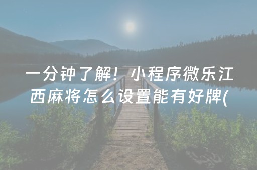 实测辅助“程序麻将机检测仪（助赢神器通用版）