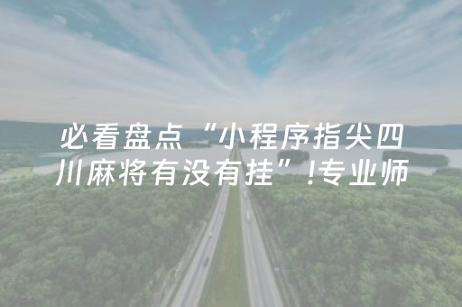 必看教程“微信小程序微乐麻将助赢神器购买（助赢神器通用版）