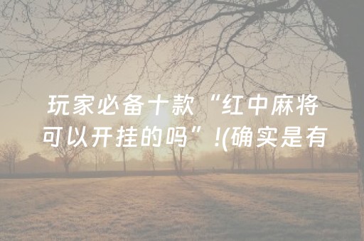 玩家必备十款“红中麻将可以开挂的吗”!(确实是有挂)-抖音