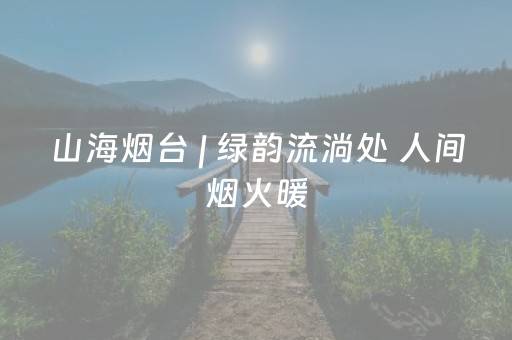山海烟台 | 绿韵流淌处 人间烟火暖