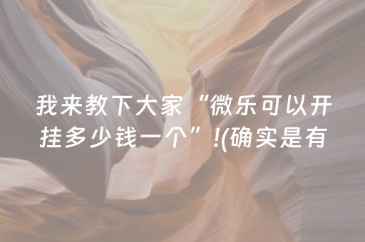 我来教下大家“微乐可以开挂多少钱一个”!(确实是有挂)-抖音