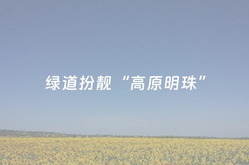 绿道扮靓“高原明珠”