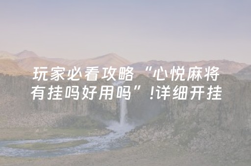 实测分享“有没有免安装程序麻将机（助赢神器通用版）