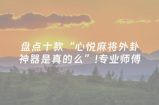 实测分享“微乐二七王有外挂吗（专用辅牌神器免安装）