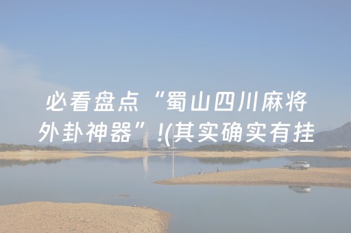 必看盘点“蜀山四川麻将外卦神器”!(其实确实有挂)-抖音