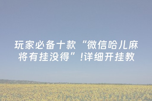 实测结果“最新免安装程序麻将机（专用辅牌神器免安装）