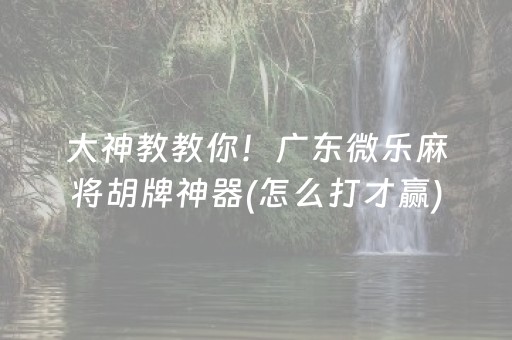 必看教程！“微乐陕西麻将控牌器”（详细透视教程）-哔哩哔哩