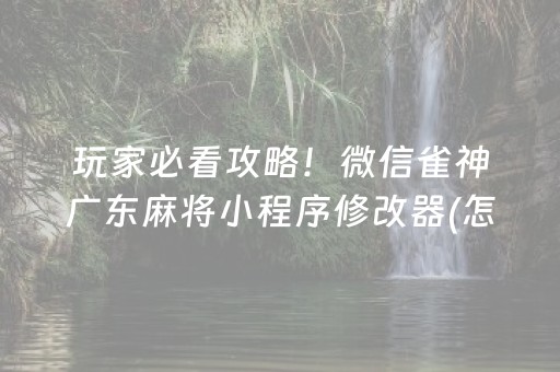新版本“手机三公报牌神器”（详细透视教程）-哔哩哔哩