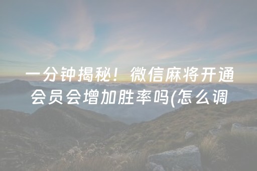 胜率设置方法“微乐云南助赢神器（专用辅牌神器免安装）
