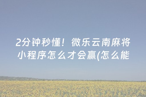 3分钟学会“星悦云南麻将怎么让系统发好牌”（详细透视教程）-哔哩哔哩