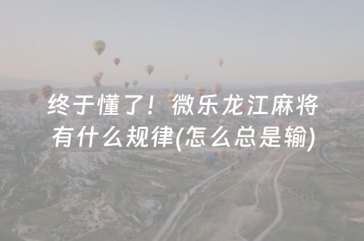 玩家必看教程！“微乐家乡麻将斗地主助赢神器”（详细开挂教程）-哔哩哔哩