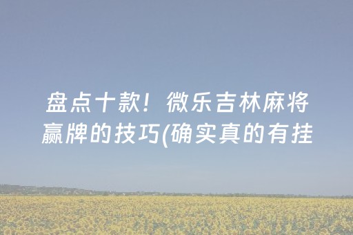 新版本“普通自动麻将机可以控制输赢吗”（详细透视教程）-哔哩哔哩