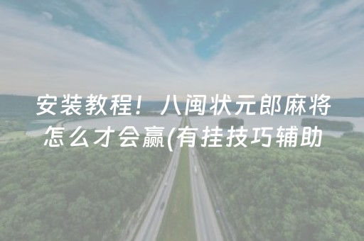 安装教程！八闽状元郎麻将怎么才会赢(有挂技巧辅助器)