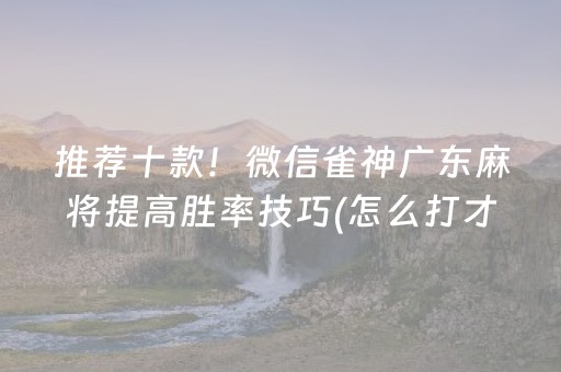 实测分享“微乐山东麻将胡牌技巧”（详细透视教程）-哔哩哔哩