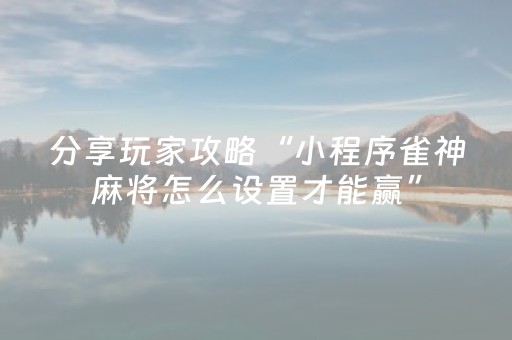 玩家必备教程“麻将一打三黑科技”（详细透视教程）-哔哩哔哩