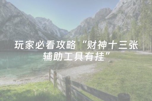 教程辅助“微乐内蒙麻将赢牌的技巧”（详细透视教程）-哔哩哔哩