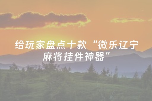 玩家必备攻略“手机微乐麻将助赢神器”（开挂辅助器插件)