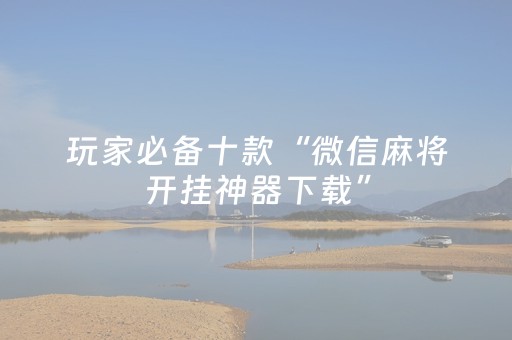玩家必备攻略“微乐内蒙麻将胜率到哪调”（助赢神器购买)